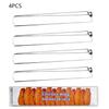 New 4pcs Chicken Wing Rails for Grill for Outdoor Picnic Camping Barbecue
