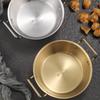 Elegant Grains Bowl High Temperatures Resistant 304 Stainless Steel Salad Bowl Meal Presentation Storage Container