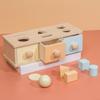 Children's Montessori Coin Box Game Wooden Teaching Aids