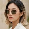 Sunglasses MM0113 K 28N Worn by Han Hyo-joo Round Style Women Men