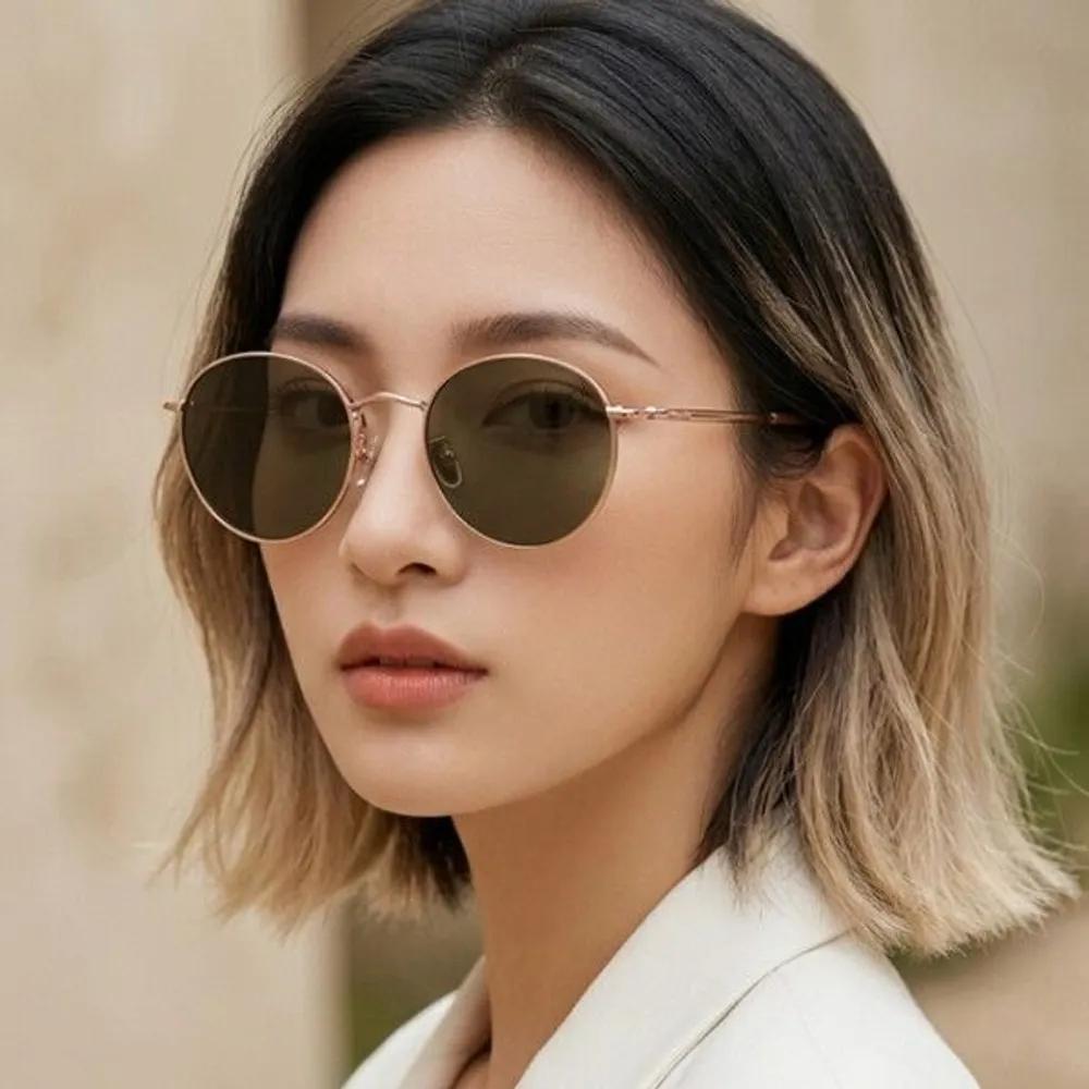 

[MaxMara] Sunglasses MM0113 K 28N Worn by Han Hyo-joo Round Style Women Men