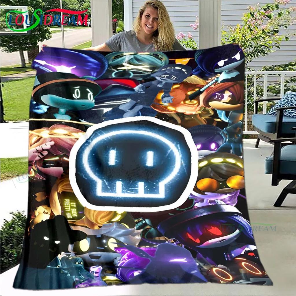 Hot Cartoon Murder Drone Flannel Adult and Children Blanket Sofa Bed Decoration Blanket Portable Blanket Bath Towel Gift