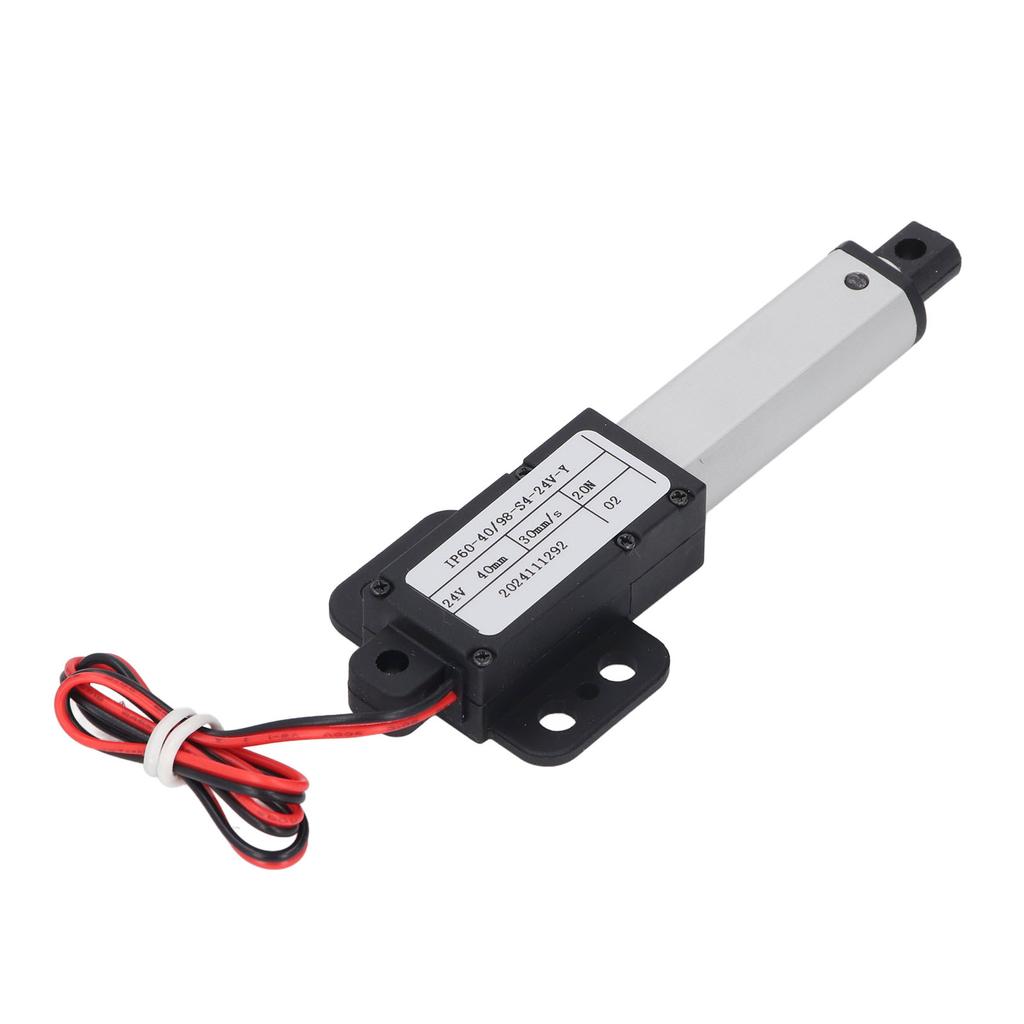 Mini elektrický lineární aktuátor 24V DC Vodotěsný pohybový aktuátor pro pohovku Robot Servo 40mm zdvih