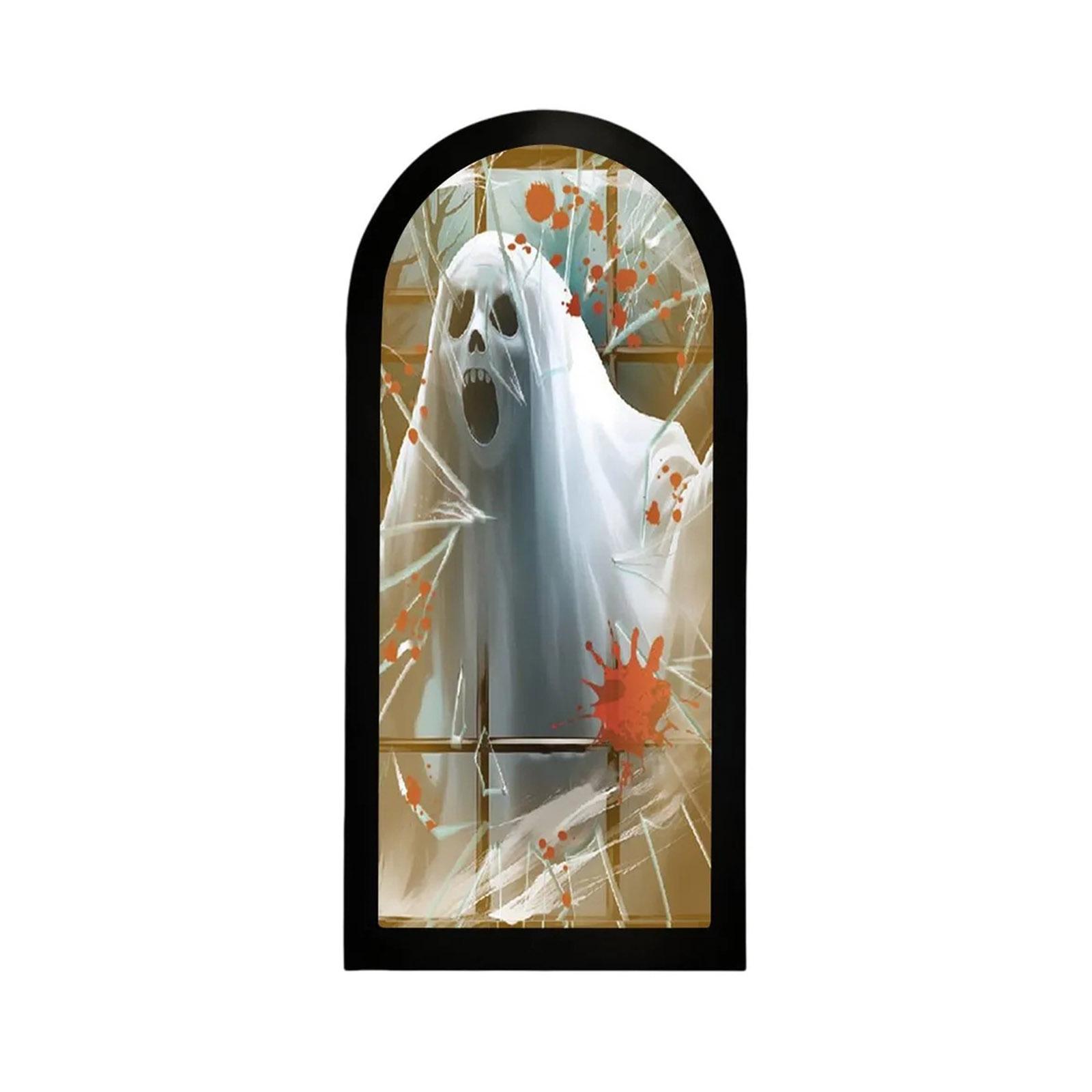 

Halloween Novelty Mirror With Creepy Eyes, Mirror LED , Spooky Haunted House Apparition For Indoor/Outdoor One Size