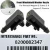 2 Stück Auto Frontscheibenwaschdüsen Düsen für Renault Megane 2 3 Mk2 mk3 Scenic 2 Laguna Fluence OE-Nr. 8200082347