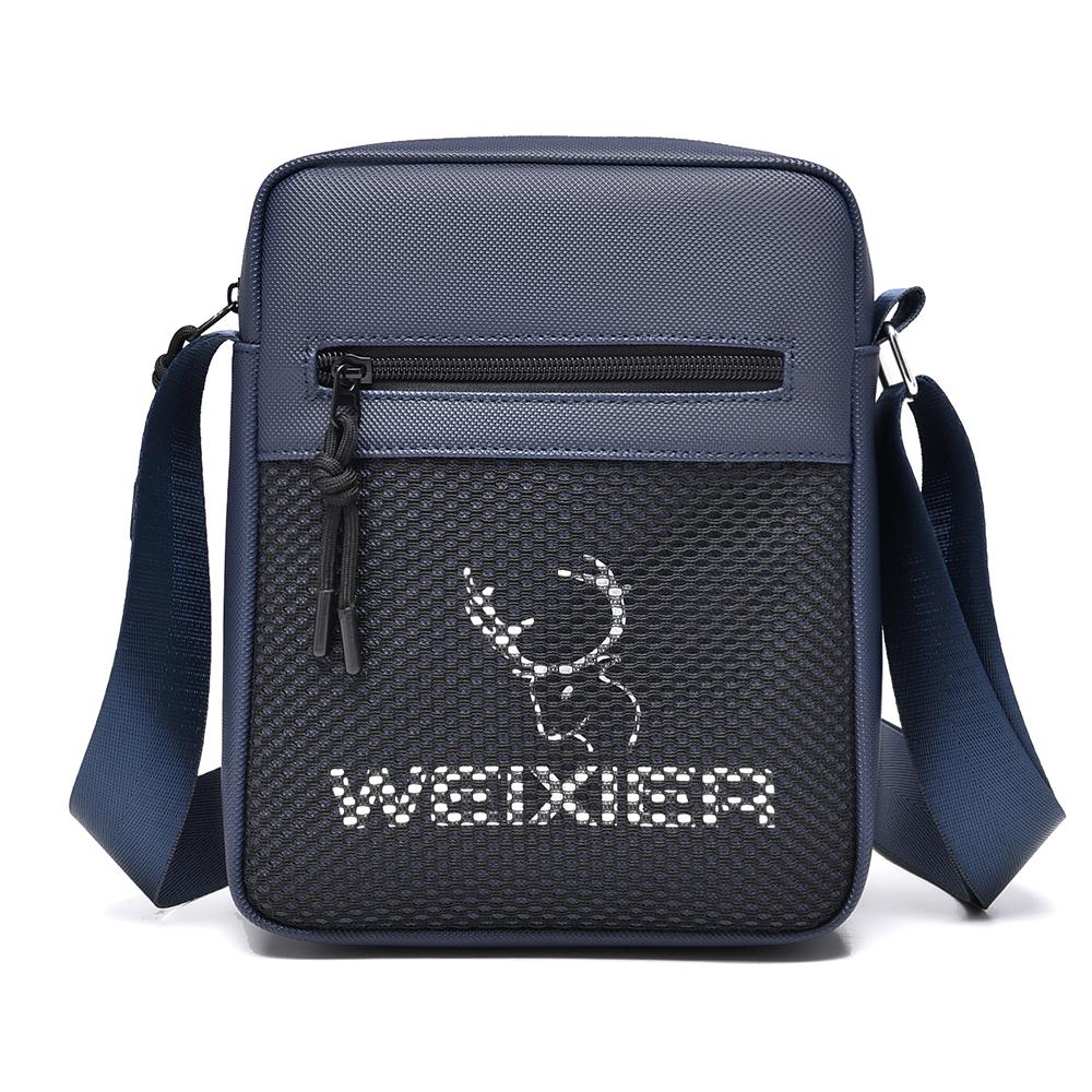 WEIXIER Men's Crossbody Shoulder Bag Messenger Bag Mini Purse Travel Passport Wallet Bag