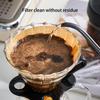 50/100Pcs Coffee Filter Paper V-Shaped Sector Wood Pulp Drip Paper Various Size Tea Infuser Accessories Tool