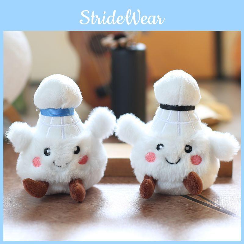 Stuffed Badminton Plush Keychain Backpack Pp Cotton Short Plush Gift Teens For