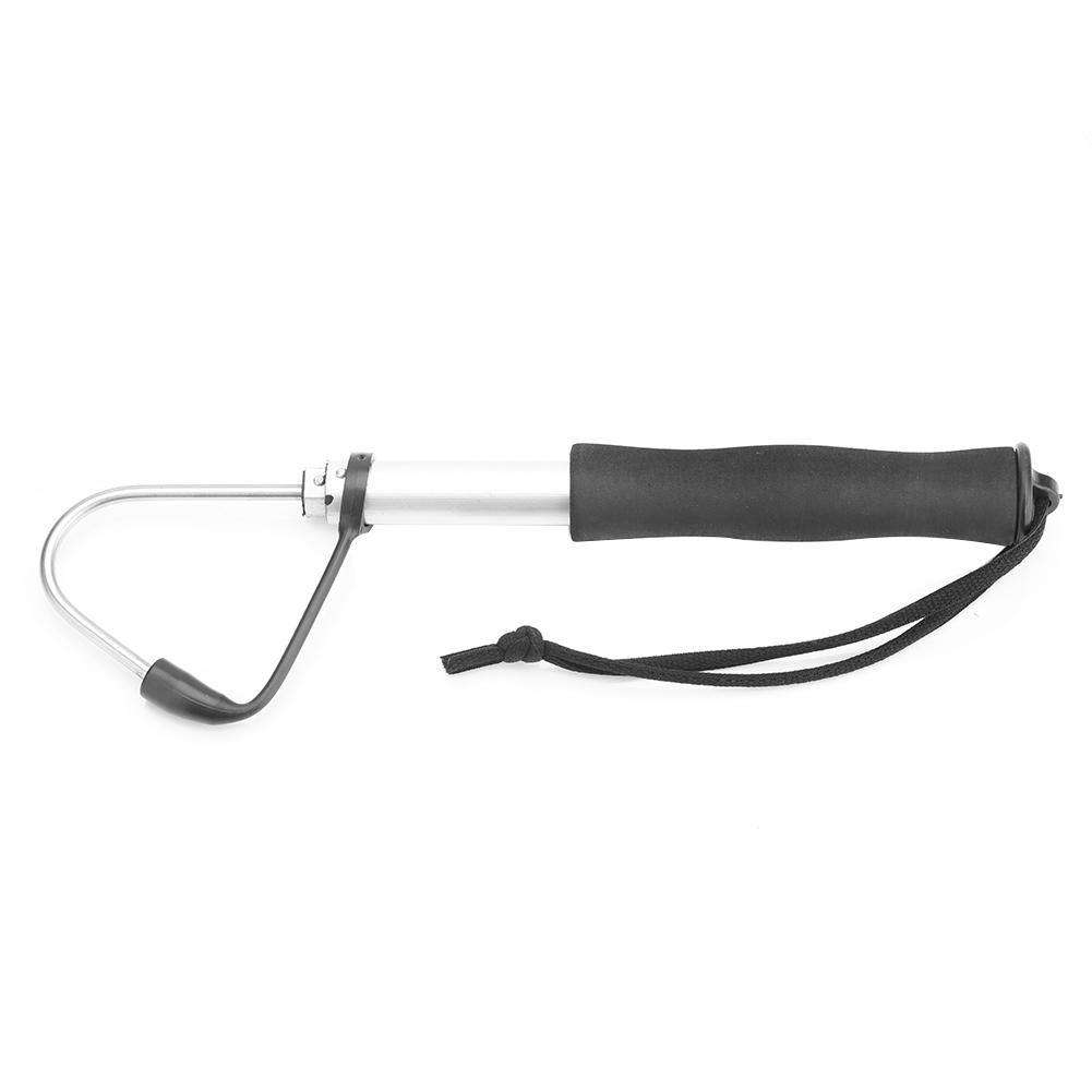 Retractable, Hand Gaff, Aluminium Alloy Shaft, Stainless Steel Hook Soft EVA Handle With Protective