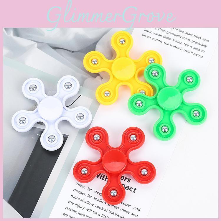 Gyroscope Spinner Handheld With Steel Ball Design For Adults Childrens And