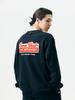 Jeimiweseuteu Boucle Applique Brushed Sweatshirt (Black)