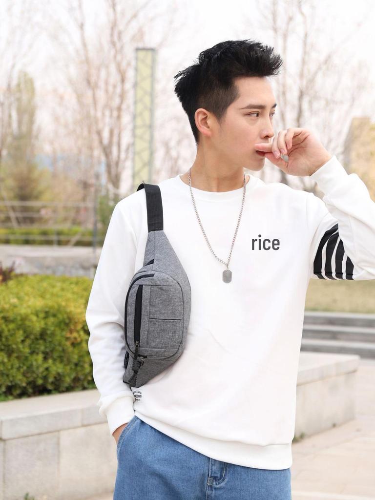 Men's and Women's Waterproof Canvas Waist Bag - Multifunctional, Wear-resistant for Sports, Running, and Work