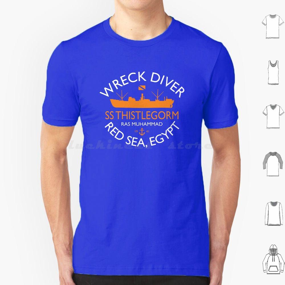 Wreck DiverThistlegorm T Shirt 6xl Cotton Cool Tee Wreck Diver Red Sea Egypt Sinai Dive Trips Live Aboard Wreck Best Wrecks S