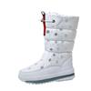 Warm snow boots women's winter new velvet thickened large size cotton shoes white boots women's shoes