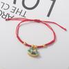 2026 Horse Year Lucky Red Rope Bracelet Chinese Style Zodiac Horse Braided Bracelet Women Fashion Jewelry