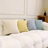 New Simple Pillows Morandi Color Geometric Jacquard Chenille Pillow Case Sofa Living Room Backrest