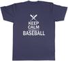 Keep Calm and Believe In Baseball Unisexs Unisex TShirt Tee