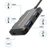 Qoltec Hub Adapter USB-C 3.1 5w1 | 4x USB 3.0 | Micro USB