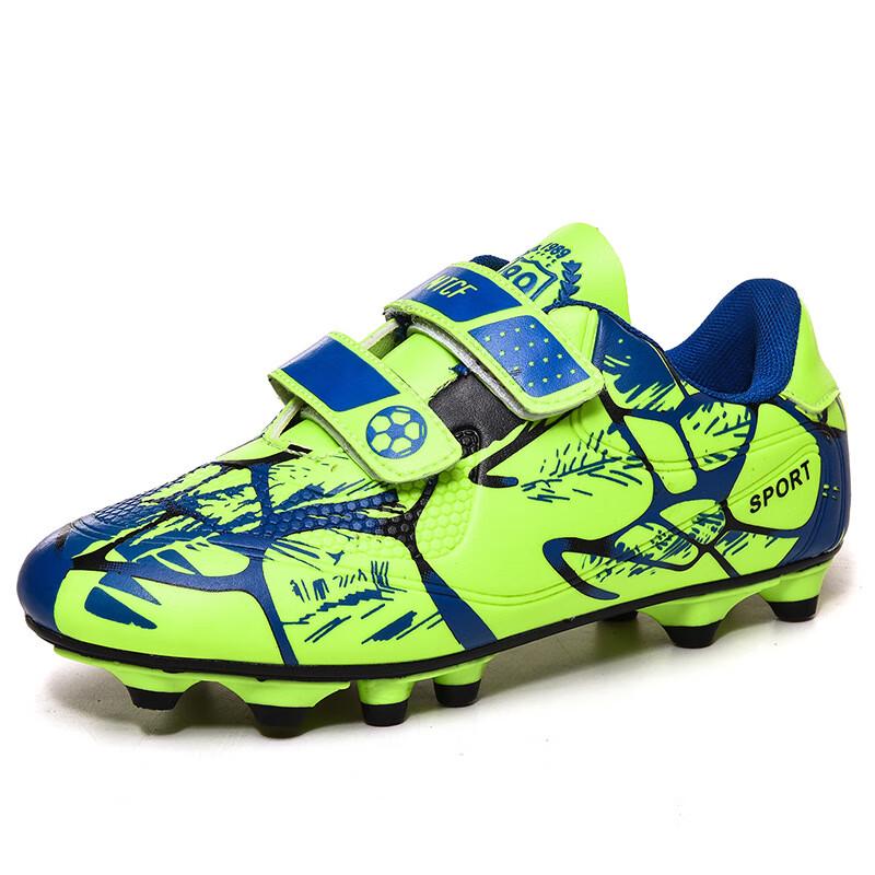 Fluorescent Green Youth AG Soccer Cleats 40