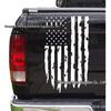 US Flag Graphic Rear Decal for Off-road Vehicles and Pickup Trucks