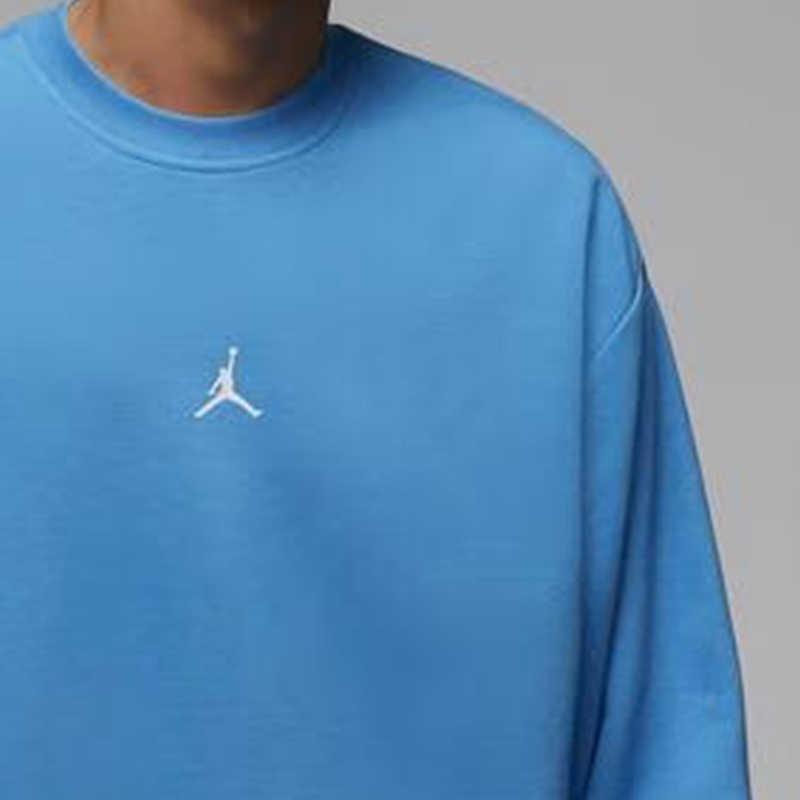 Jordan Sweatshirts Men's Blue Crew Neck Moderate Other FV8625-469