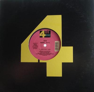 12inch Record ISIS - Rebel Soul / Face The Bass 4405130 4th & Broadway 1990 US Rap & Hip-Hop/R&B Used