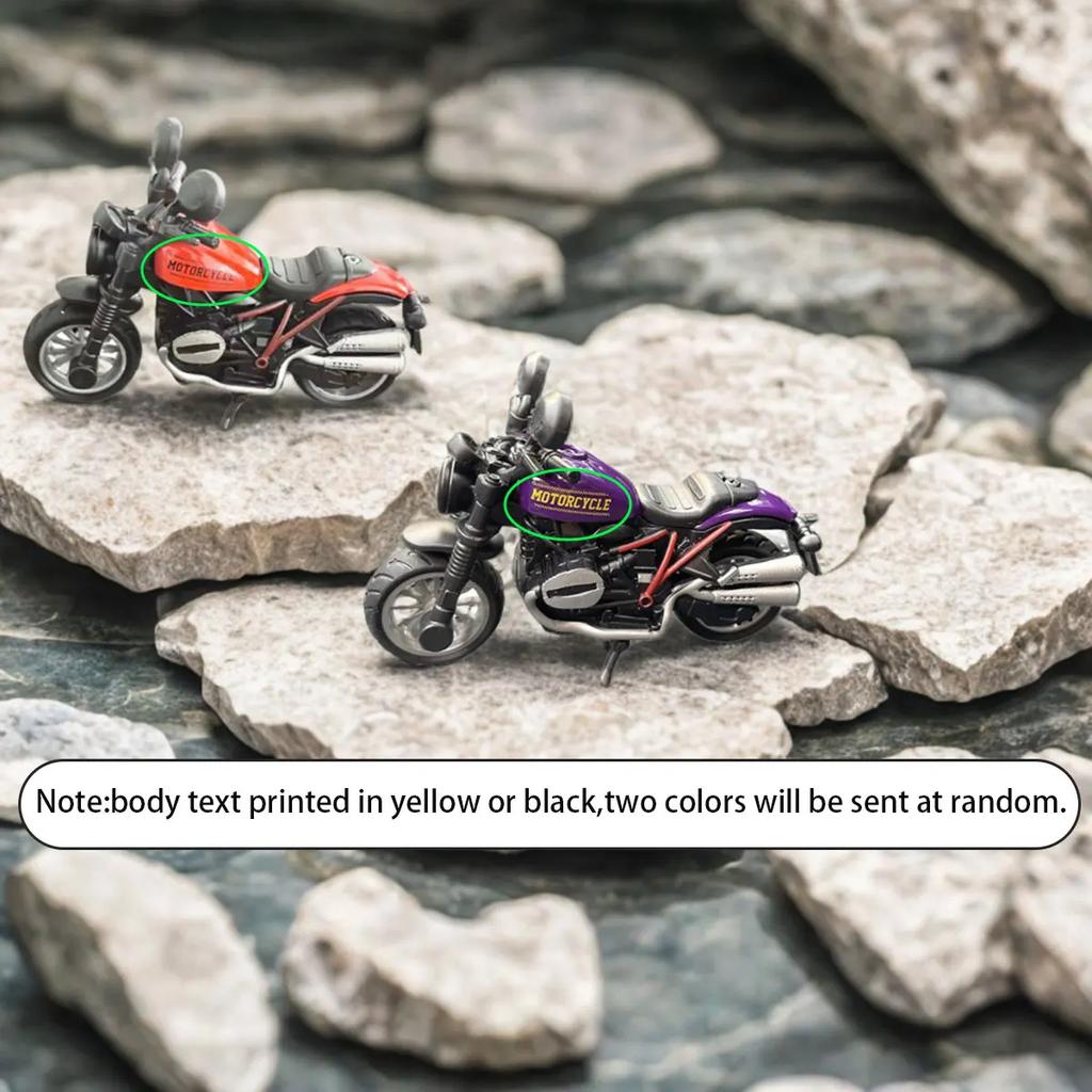 1 PCS Mini Motorcycle Model Alloy Collection Micro Toy for Birthday Gift Cake Decoration Boy/Girl Carrying Accessories