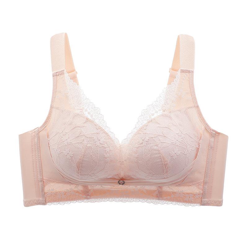Palm Cup Bra Women's Gathering Sexy Lace Bra Women's Anti Sagging Bra Women's Underwear
