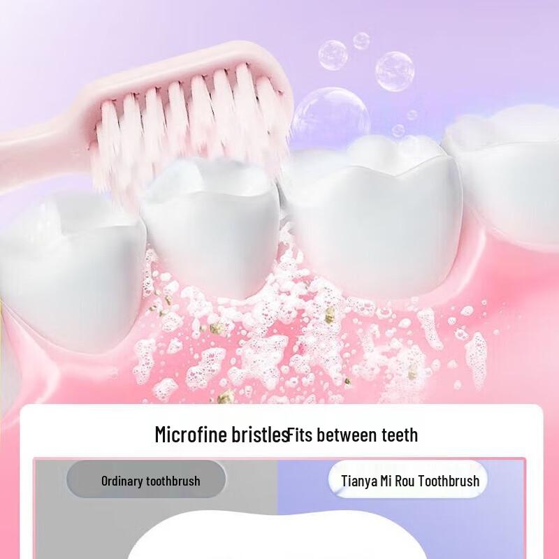 Shuke Tianya Dense Soft Toothbrush 4-Pack