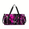 Cool Branch Pattern Large Capacity Luggage Bag for Boy/Girl Best Gift 2D Cartoon Travel Duffels Outdoor Fitness Bag for Children
