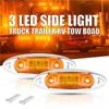 Side Marker Lights 2/10pcs LED Side Marker Lights Clearance Light Tail Lamp Warning Light