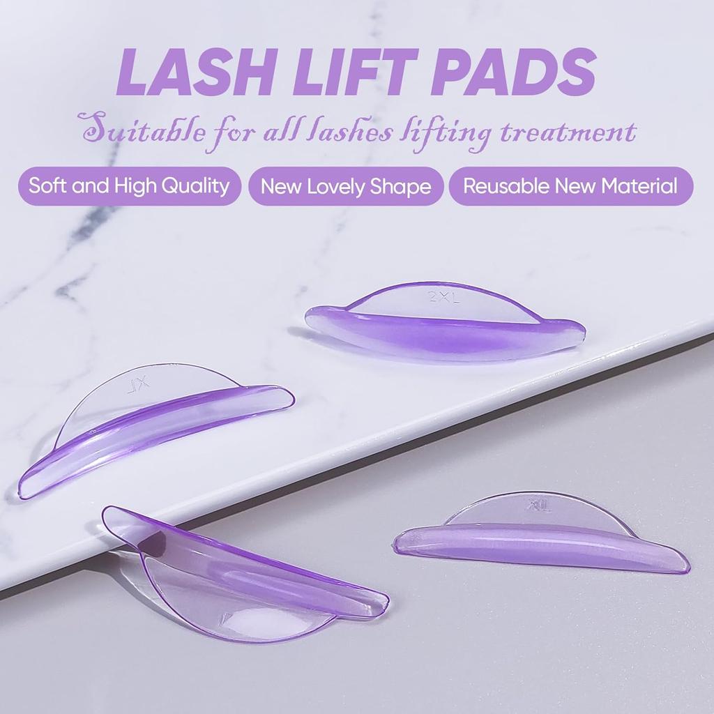 Lash Lift Rods Silicone Pads for Lash Lamination Shields 2024 Ultra Curl Flexible Reusable Curler DIY Eyeash Perm Lifting Pads