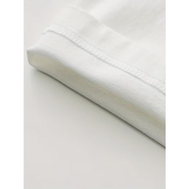 European Size Girls T Shirt Casual Crew Neck Short Sleeve Slight Stretch Printed Graphic  Regular Fit Perfect for Summer