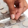 Coin Collection Holder Book for Collectors 240 Pockets Transparent PVC Penny Collection Album Display for 25mm 0.98