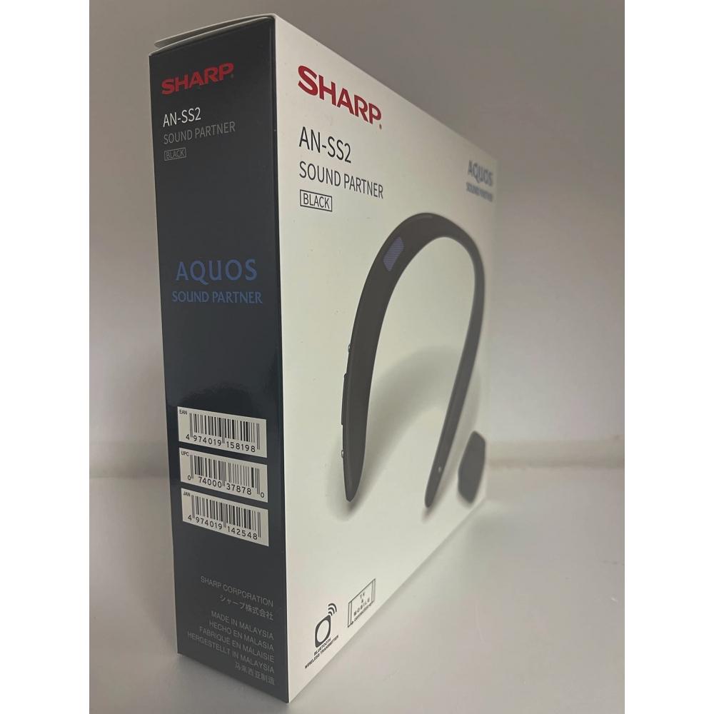 Sharp Bluetooth transmitter included Wireless speaker for TV (black) Compatible with daily life waterproofing (IPX4 equivalent) AQUOS sound partner AN