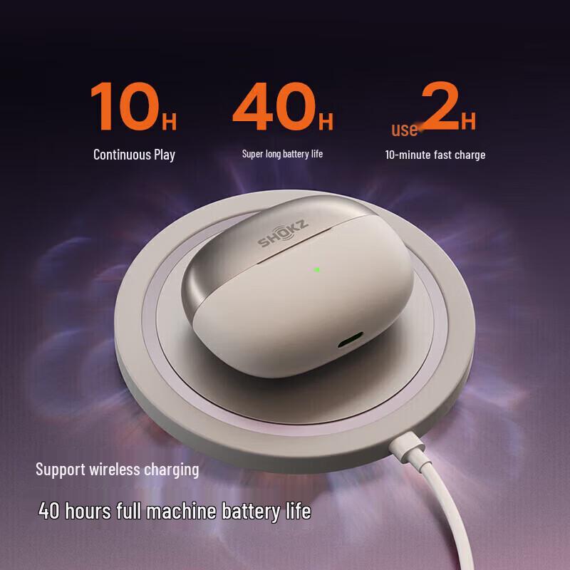 Shokz OpenDots ONE E310 Open-Ear Bluetooth Clip-On Headphones