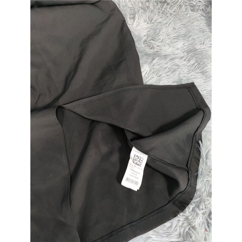 Export Single European and American Style Work Clothing Office High Waist Black Sheath Skirt Niche Style Slit Design Hepburn Skirt for Women