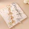 Cute Bowknot Love Heart Keychain Pearl Key Ring Pendants For Women Girls Handbag Decor Diy Handmade Key Chain Gifts