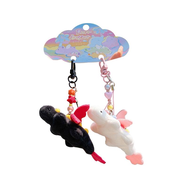 A Pair of Sky Dream Dragon/Flying Dragon Plush Hanging Toys Multicolor Dinosaur Soft Stuffed Dolls Decorative Gift