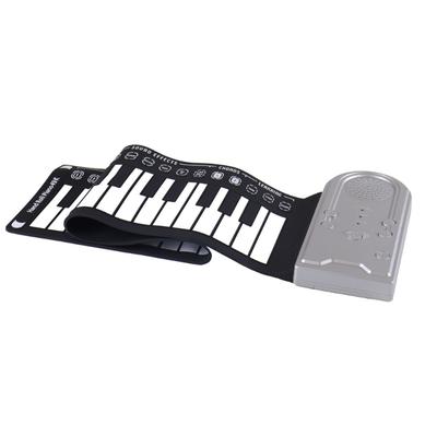 Foldable 49 Key Piano Silicone Keyboard with USB Port Integrated Speaker Practical Design for Beginners and Children