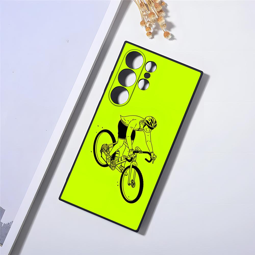 Tour De France Bicycle Exercise Phone Case For Samsung S24 Ultra S23 Fe S22 S20 S21 Plus Galaxy A54 A34 A24 A53 Note 20 Cover