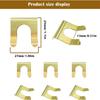 20pcs Brake Line Clips, U Shaped Metal Retainer Clips Replacement