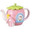 Sanart Sanrio Hello Kitty 20 x 12 x 14 450 Strawberry House Kitty Birthday SAN4834 Teapot, cm, mL, Design, Goods, Gift, Pink,
