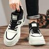 2026 Spring Autumn Outdoor Lace Up Men High Top Anti Slip Work Boots Korean New Durable Height Increasing All Match Casual Shoes