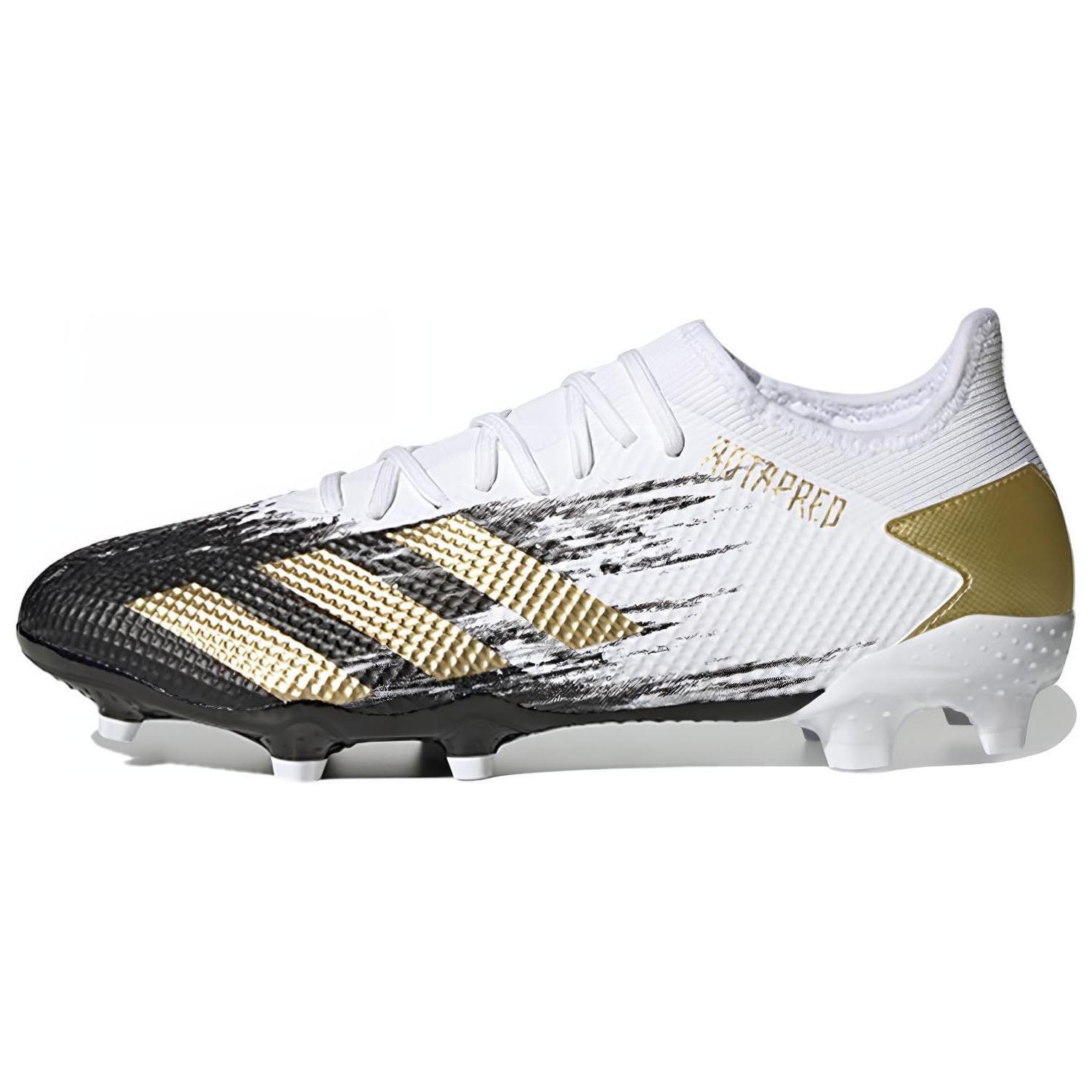 

Adidas Predator Mutator 20.3 Low Fg White Gold Metallic FW9197 40