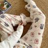 Cartoon Flannel Pajama Pants for Women - Winter Warm Fleece Lounge Pants, Coral Velvet Sleepwear Bottoms for Students, Cozy Home & Outdoor Wear