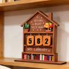 Book Counter Wooden Display Reading Accessories Book Counter Tracker Table Signs for Bookish Bookworm Reader Teacher Student
