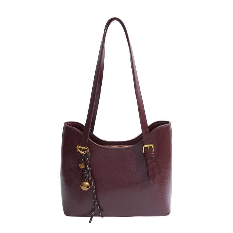Elegante, ruime totebag voor dames, wintercollectie, stijlvolle schoudertas