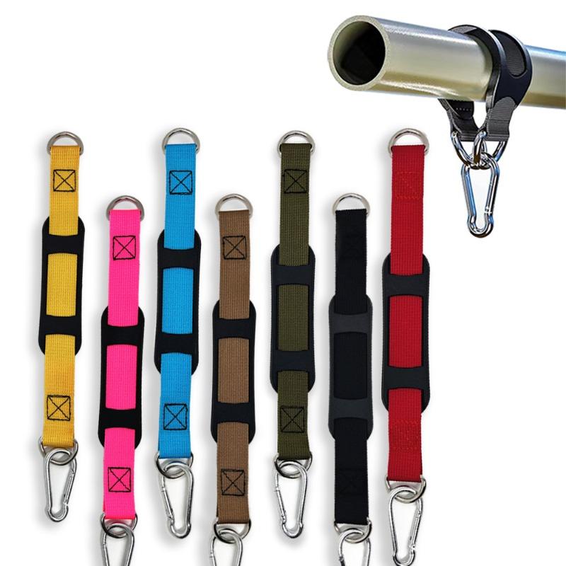 1PCS 10Inch Multifunctional Anti-Slip Safety Belt Fitness Ring Horizontal Bar Double-Layer Belt Sandbag Swing Connection Belt