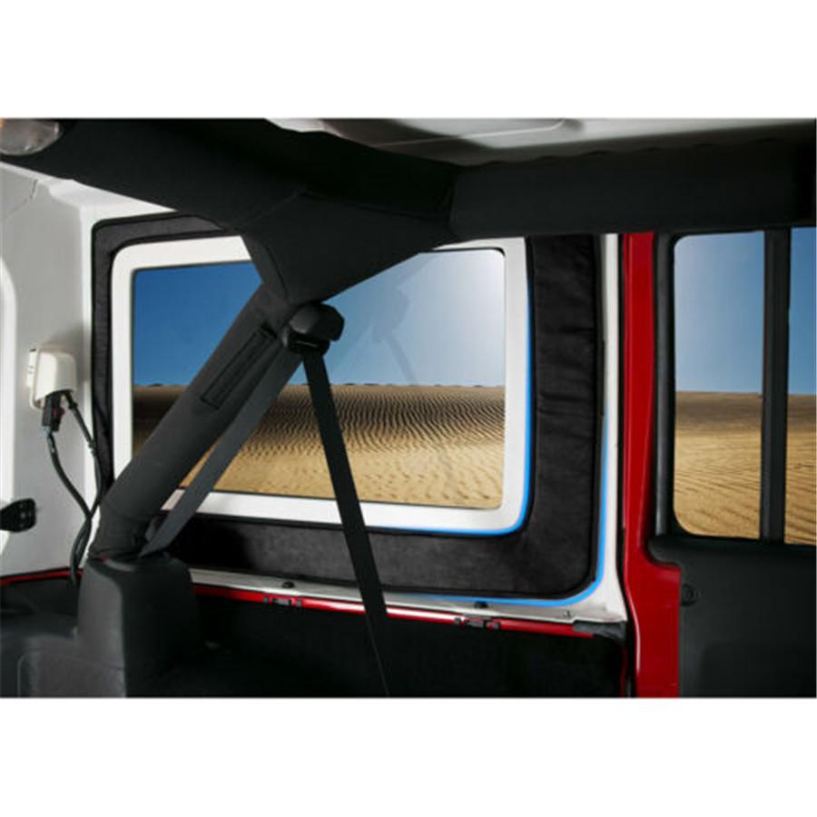 6Pcs Hardtop & Tailgate Sound Deadener Headliner Insulation for Jeep JK Wrangler 4Dr